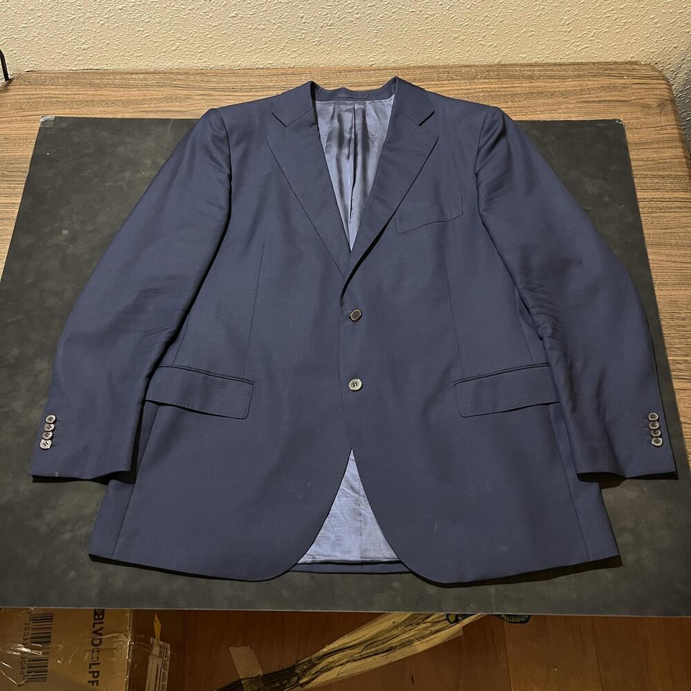 Suitsupply Blueline Jacket Mens 40R Navy Wool Blazer Vitale Barberis Canonico